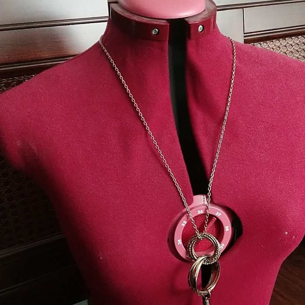 Necklace Doubleloop - Picture 2 of 6